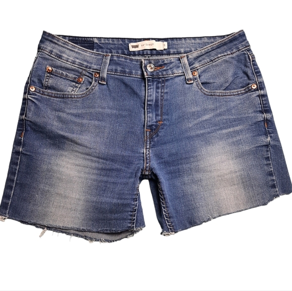 Levi's Pants - Levi's 518 Cut-off Blue Jean Shorts SZ 9